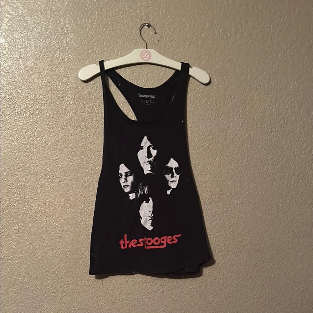 Black The Stooges Tank Top